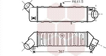 Van Wezel 58004162 - Intercooler, şarj cihazı furqanavto.az