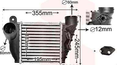 Van Wezel 58004200 - Intercooler, şarj cihazı furqanavto.az