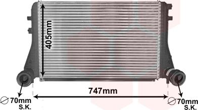 Van Wezel 58004227 - Intercooler, şarj cihazı furqanavto.az