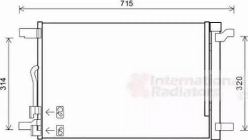 Ava Quality Cooling VW5335D - Kondenser, kondisioner furqanavto.az