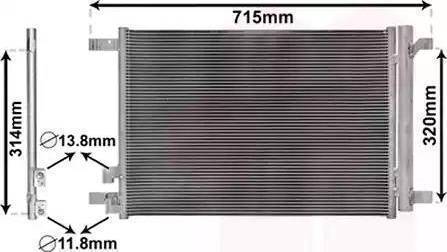 Ava Quality Cooling VWA5335D - Kondenser, kondisioner furqanavto.az