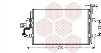 Van Wezel 58005262 - Kondenser, kondisioner furqanavto.az