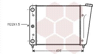 Van Wezel 58002009 - Radiator, mühərrikin soyudulması furqanavto.az