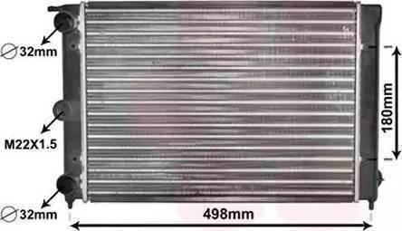 TEMPEST TP.15.65.1631 - Radiator, mühərrikin soyudulması furqanavto.az