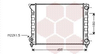 Van Wezel 58002070 - Radiator, mühərrikin soyudulması furqanavto.az