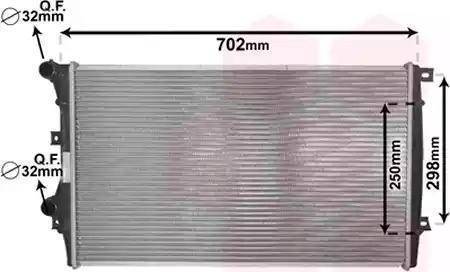 TEMPEST TP.15.65.280A - Radiator, mühərrikin soyudulması furqanavto.az