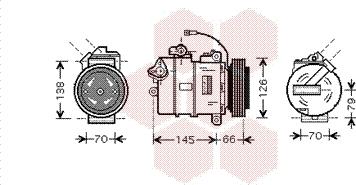 Van Wezel 5800K261 - Kompressor, kondisioner furqanavto.az