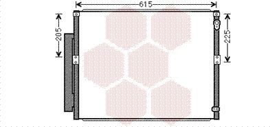 Van Wezel 53005564 - Kondenser, kondisioner furqanavto.az