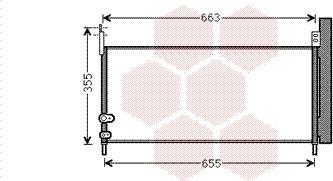 Van Wezel 53005576 - Kondenser, kondisioner furqanavto.az