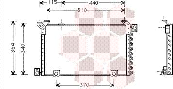 Van Wezel 53005194 - Kondenser, kondisioner furqanavto.az