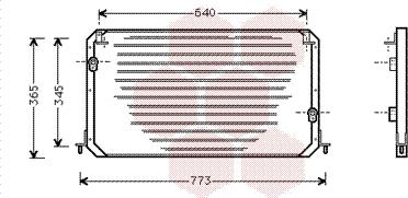 Van Wezel 53005192 - Kondenser, kondisioner furqanavto.az