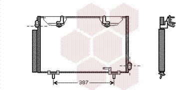 Van Wezel 53005328 - Kondenser, kondisioner furqanavto.az