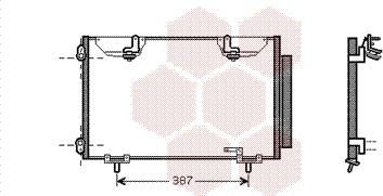 Van Wezel 53005327 - Kondenser, kondisioner furqanavto.az