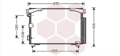 Van Wezel 53005280 - Kondenser, kondisioner furqanavto.az