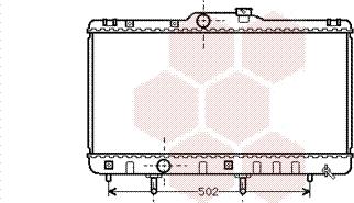 Van Wezel 53002148 - Radiator, mühərrikin soyudulması furqanavto.az