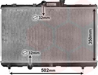 Van Wezel 53002147 - Radiator, mühərrikin soyudulması furqanavto.az