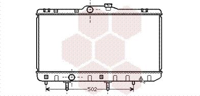 Van Wezel 53002189 - Radiator, mühərrikin soyudulması furqanavto.az