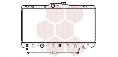 Van Wezel 53002188 - Radiator, mühərrikin soyudulması furqanavto.az