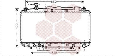 Van Wezel 53002300 - Radiator, mühərrikin soyudulması furqanavto.az