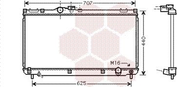 Van Wezel 53002321 - Radiator, mühərrikin soyudulması furqanavto.az