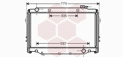 Van Wezel 53002377 - Radiator, mühərrikin soyudulması furqanavto.az