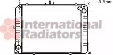Van Wezel 53002215 - Radiator, mühərrikin soyudulması furqanavto.az