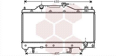 Van Wezel 53002284 - Radiator, mühərrikin soyudulması furqanavto.az