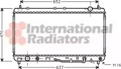 Van Wezel 53002232 - Radiator, mühərrikin soyudulması furqanavto.az