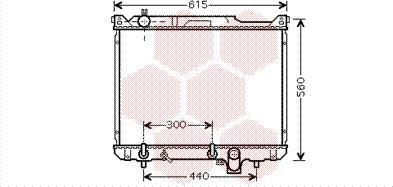 Van Wezel 52002097 - Radiator, mühərrikin soyudulması furqanavto.az