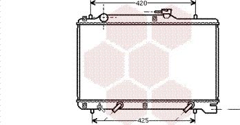 Van Wezel 52002049 - Radiator, mühərrikin soyudulması furqanavto.az