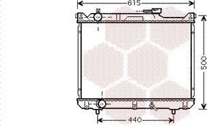 Van Wezel 52002078 - Radiator, mühərrikin soyudulması furqanavto.az