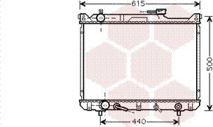 Van Wezel 52002073 - Radiator, mühərrikin soyudulması furqanavto.az