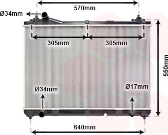 Van Wezel 52002100 - Radiator, mühərrikin soyudulması furqanavto.az