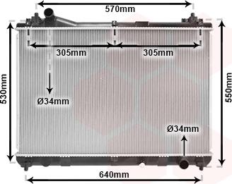 Van Wezel 52002103 - Radiator, mühərrikin soyudulması furqanavto.az