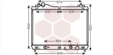 Van Wezel 52002102 - Radiator, mühərrikin soyudulması furqanavto.az