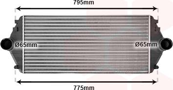 Van Wezel 09004086 - Intercooler, şarj cihazı furqanavto.az