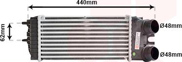 Van Wezel 09004269 - Intercooler, şarj cihazı furqanavto.az