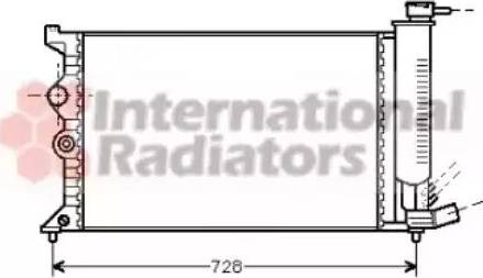 Van Wezel 09002068 - Radiator, mühərrikin soyudulması furqanavto.az