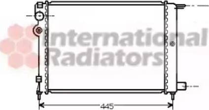 Van Wezel 09002080 - Radiator, mühərrikin soyudulması furqanavto.az