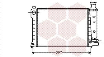 Van Wezel 09002036 - Radiator, mühərrikin soyudulması furqanavto.az