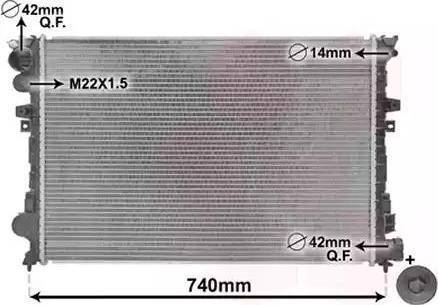 TEMPEST TP.15.61.875A - Radiator, mühərrikin soyudulması furqanavto.az