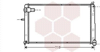 Van Wezel 09002074 - Radiator, mühərrikin soyudulması furqanavto.az