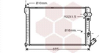 Van Wezel 09002071 - Radiator, mühərrikin soyudulması furqanavto.az