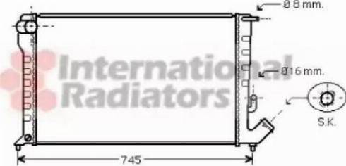 Ava Quality Cooling CN 2153 - Radiator, mühərrikin soyudulması furqanavto.az