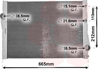 Van Wezel 06002471 - Radiator, mühərrikin soyudulması furqanavto.az