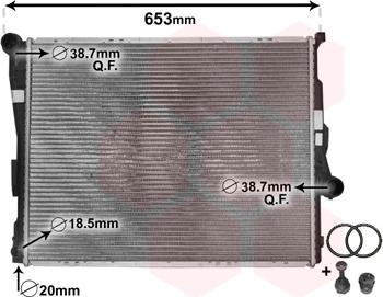 Van Wezel 06002278 - Radiator, mühərrikin soyudulması furqanavto.az