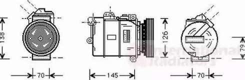 Van Wezel 0600K064 - Kompressor, kondisioner furqanavto.az