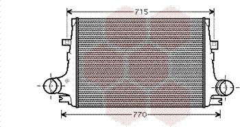 Van Wezel 01004096 - Intercooler, şarj cihazı furqanavto.az