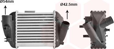 Van Wezel 03004187 - Intercooler, şarj cihazı furqanavto.az