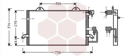 Van Wezel 03005118 - Kondenser, kondisioner furqanavto.az